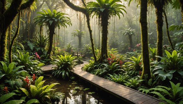 Les réserves botaniques abritent une flore rare