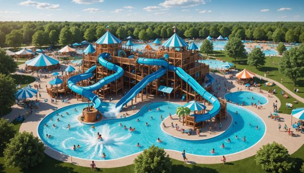 Où trouver un camping avec parc aquatique géant ?