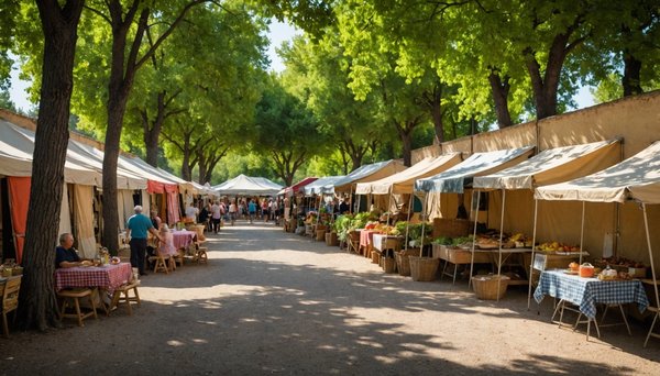 Les saveurs du sud : campings près des marchés provençaux