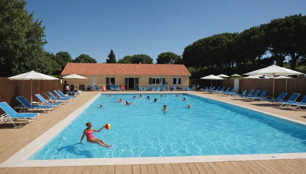 Profiter des bienfaits d'une piscine en camping a saint palais sur mer